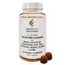 Klar hud acne gummier - Kompleksion supplement, pantothensyre & antioxidanter, Vitaminer 60 Tæl