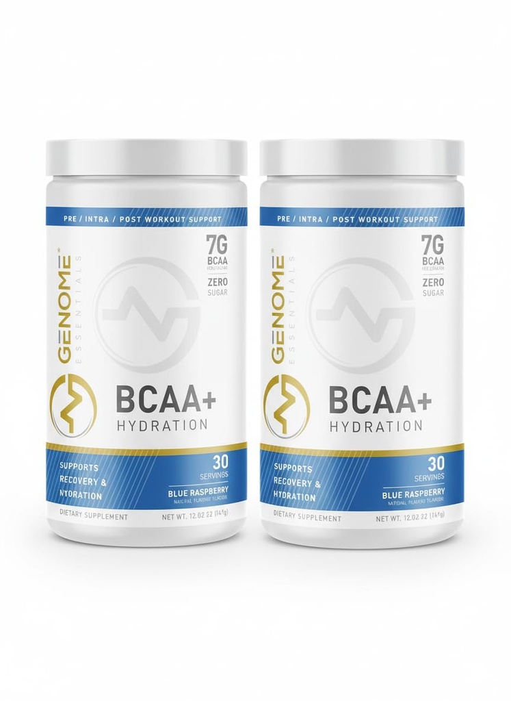 BCAA Powder + Hydration Electrolyte Formula | 7G BCAA, 2.5G Electrolytes per Serving | Muscle Recovery & Support | Non-GMO, Gluten Free, Keto Friendly, Zero Sugar | Natural Flavor