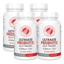 Silver Fern Brand Ultimate Probiotic 4- Pack - Probiotika til kvinder og mænd - 8 milliarder CFU Spore- Forming Gut Health Supplement - DNA Verified, Probiotic, Shelf- Stabil, Høj overlevelse - 240 kapsler