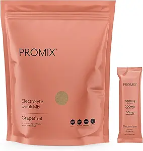 ProMix Nutrition Electrolytes Powder Hydration Packets - 124; Himalayan Pink Salt, Magnesium, Kalium, C-vitamin; Sukkerfri - 30 Tæl