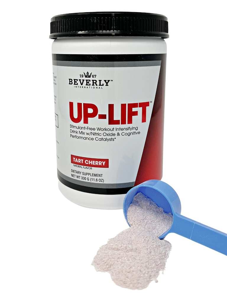 Beverly International Up- Lift Stimulant Gratis 330 gram. Udarbejd energidrik blande w / nitrogenoxid & kognitiv ydeevne Katalysatorer. Op din Gaming. Beta Alanine, L-Citrulline, L-Tyrosine.