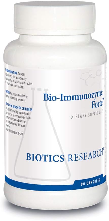 Biotics Research Bio Immunozyme Forte Multivitamin/Mineral to Support Normal, Healthy Immune Function, Echinacea, Cayenne Pepper, Lactobacillus acidophilus, Probiotics, Amino Acids 90 Capsules