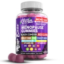 Menopause supplement til kvinder gummier med sort kokosnød, vilde Yam, DIM, Magnesium, rød kløver Chasteberry til Hormone Balance Relief Night Sweats Mood Plus Bergamot, D3- vitamin B6 B12