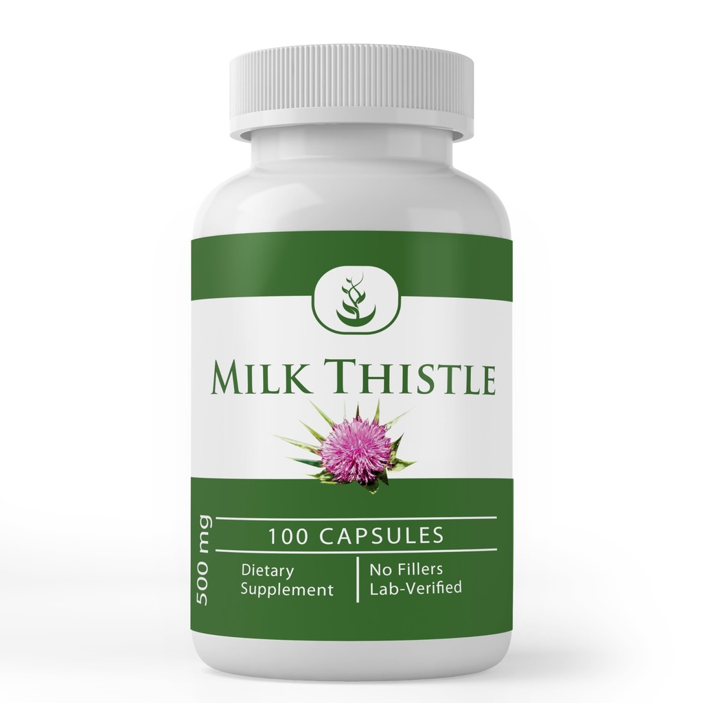 Pure Original Ingredienser Mælk tidsel (100 kapsler) Ingen Magnesium eller ris Fyldere, Altid Pure