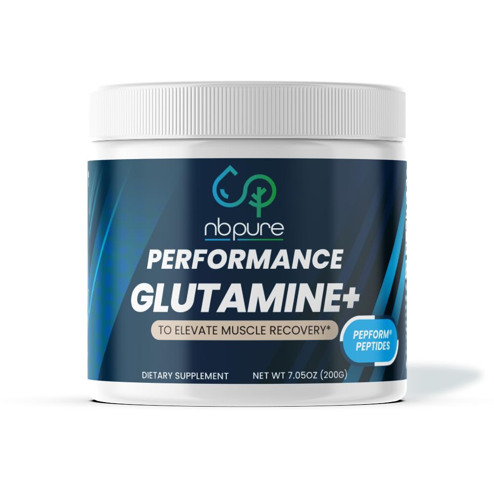 nbclean Performance Glutamin +: PepForm ™ Glutamin Peptider - Non- GMO Muscle Recovery & Gut Health - Leaky Gut, immunforsvar