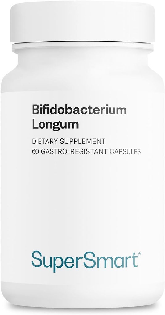 Supersmart - Bifidobacterium Longum (BB536) 6 Millioner CFU per dag - Probiotika & Prebiotika Supplement