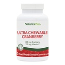 NaturesPlus Ultra Chewable Cranberry - 90 Love Berries Tablets - Fremme Urinary Tract Health - non-GMO, Gluten Free - 45 Servere