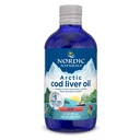 Nordic Naturals Arctic Cod Liver Oil, Strawberry - 8 oz - 1060 mg Total Omega- 3 'ere med EPA & DHA - Heart & Brain Health, Sund Immunitet, Samlet Wellness - Non- GMO - 48 Serveringer