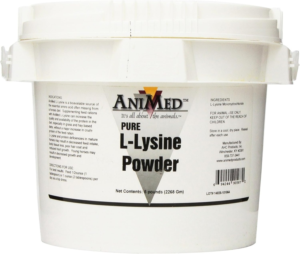 AniMed L- Lysin til heste, 5 - Pund