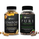 KaraMD Pure Nature & Comfort Guard Bundle # 124; Hele fødevarer Grønne, Frugt & Grøntsager Supplement + Bevægelse Support # 124; Non- GMO, Vegan, Gluten- Free (30 Servere hver)