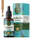 HERBAMAMA Lobelia Tincture - Vegan Lobelia Leaf Extract for Lung Detox & Cleanse - Respiratory Lung Support Drops - Non- GMO, Alkohol & Sugar- Free Respiratory Support Supplement