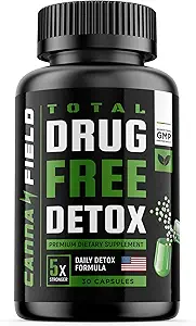 Detox og lever rense - USA Made - 5-dages naturlige toksiner fjerne - bedste piller til pass test - Premium Detox supplement - 30 kapsler