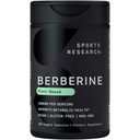Sportsforskning Berberine - Herbal Ayurvedic Metabolic Health Support - 500mg - 120 Kapsler - Vegan Certified, Gluten- Free, Non- GMO