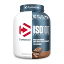 Dymatisere ISO100 Whey Protein Powder Isolate, Fudge Brownie, 25g protein, 5 Pund, 5,5g BCAA, mindre end 120 Cal., Gluten Free, 1g fedt, 1g sukker, 2g Carb (70 Servere)