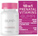 Centurion Labs Premium prænatale vitaminer [10 kraftfulde ingredienser] med DHA, EPA, Folate og vitamin B12, Alle naturlige graviditet supplement til foster udvikling og graviditet støtte, 30 Softgels