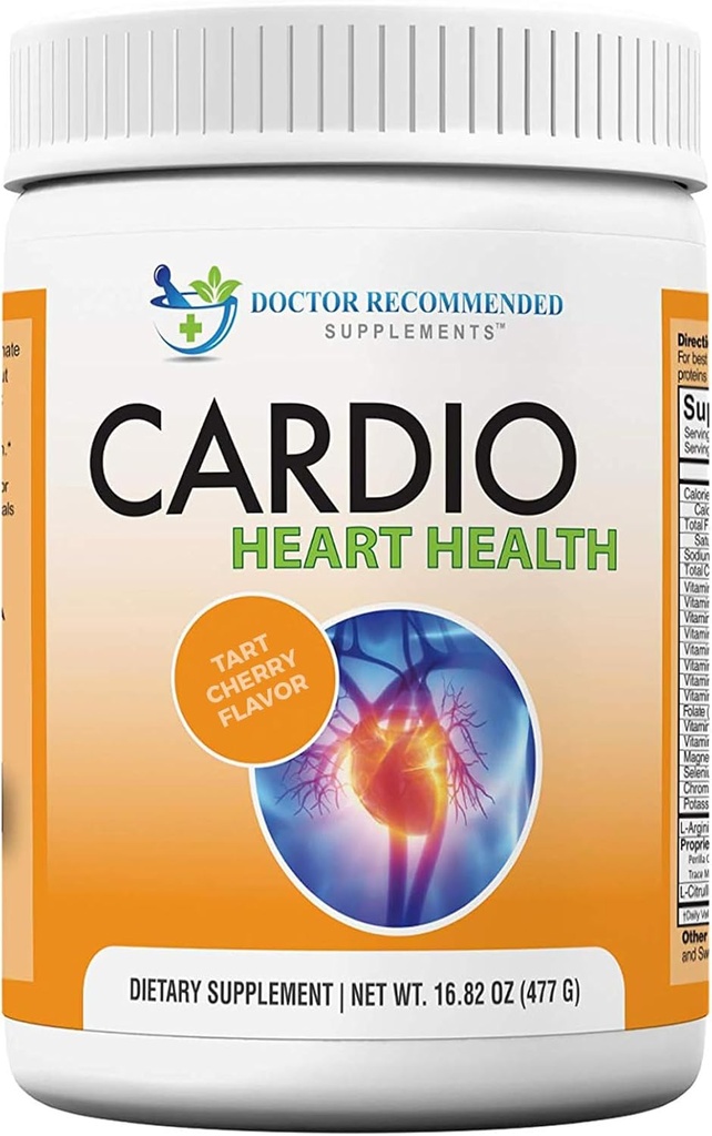 Cardio Heart Health Powder - L- Arginin Supplement 5000mg & L- Citrullin 1000mg, 16, 82 oz