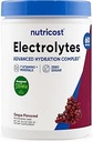 Nutricost Electrolyte Complex Powder (60 Servering, Grape) - Hydrering supplement drikke mix med vitaminer og mineraler