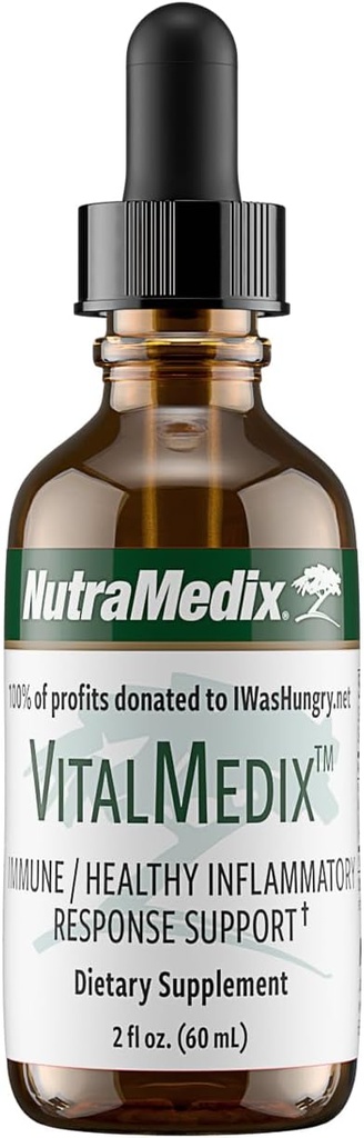 NutraMedix VitalMedix - Kat 's Claw & Moringa Plant Extract - Daily Energy Supplement for immun sundhed & Samlet Vitality - Rich in Vitamin & Minerals (2oz)