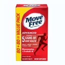 Flyt Free Advanced Glucosamin Chondroitin + Calcium Fructoborate Joint Support, Understøtter Mobility Comfort Strength Fleksibility & Bone - 160 tabletter (80 portioner) *