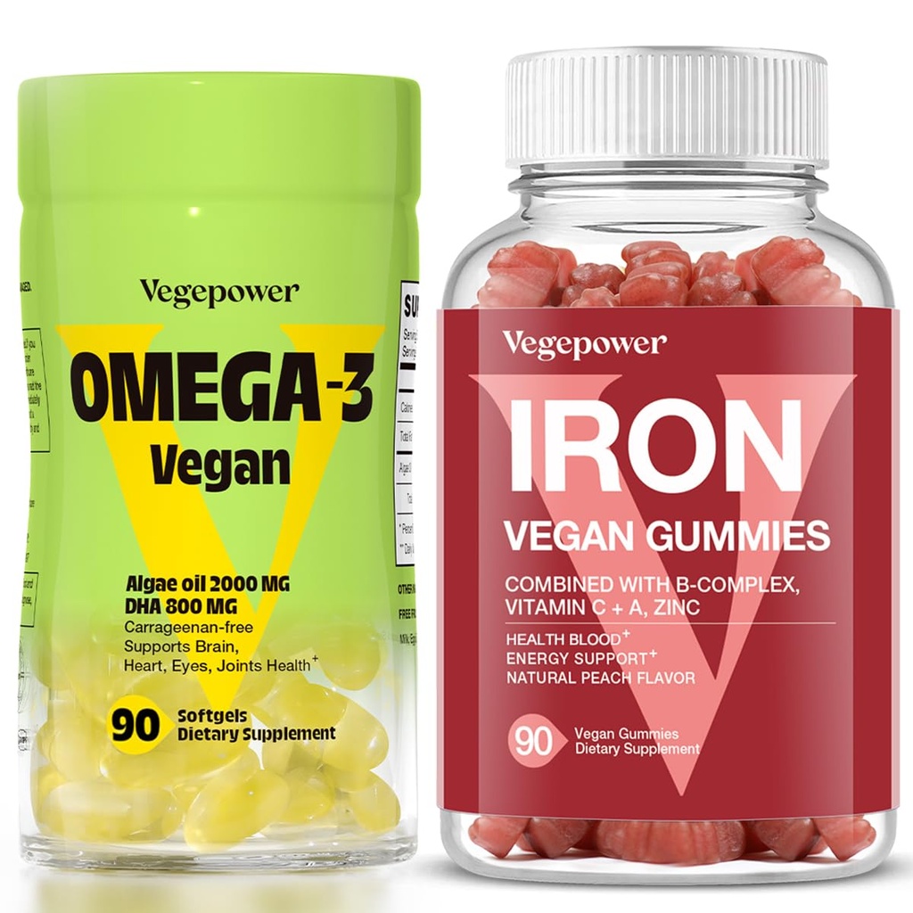 Vegansk Jern Gummies + Vegan Omega-3