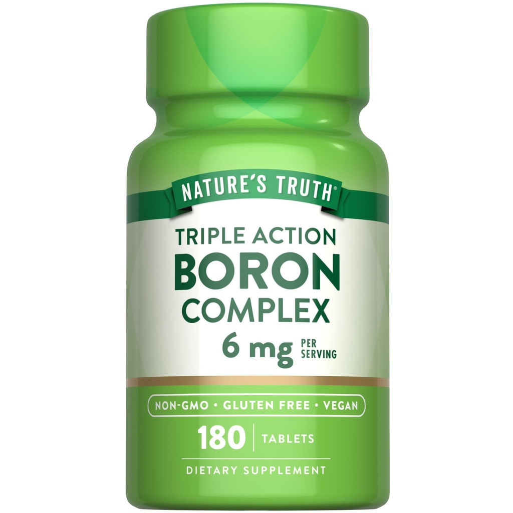 Nature 's Truth Triple Action Boron Complex Supplement: 124; 6mg