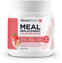 TransformHQ Meal Erstatning Shake Powder 7 Servering (Strawberry & Cream) - Gluten Free, Non- GMO