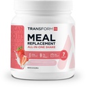 TransformHQ Meal Erstatning Shake Powder 7 Servering (Strawberry & Cream) - Gluten Free, Non- GMO