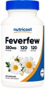 Nutricost Feverfew Capsules 380mg, 120 Capsules, Vegetarian Friendly, Non-GMO & Gluten Free