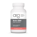 Allergy Research Group Biotin 5000 Supplement - 5000mcg Biotin, Vitaminer for hår, hud og negle, Høj dosis, Vegetariske kapsler, Hypoallergen, Gluten Free - 60 Greve