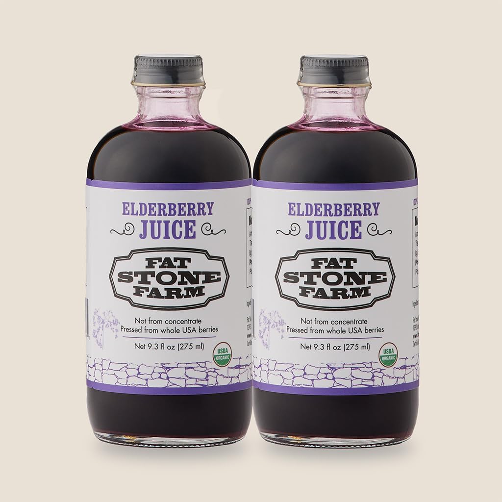 Økologisk hyldebær Juice 2X 9.3 fl. oz (Ny)