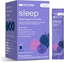 Søvntillæg, melatoninfrit Magnesiumpulver, GABA, L- Theanin, Myo- inositol, Roligt Sleep Drink Mix for at hjælpe med at slappe af, Søvnpulver, Magnesiumpulver til søvn, Super Roligt Drink Mix 24pk