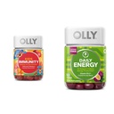 OLLY Kids Immunity Gummy, immunforsvar, 50 Grev Daglig energi Gummy, Vitamin B12, CoQ10, 60 Greve