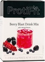 ProtiFit - High Protein Fruit Flavored Powder Drink Mix, 15g Protein, Lavkalorie, Sukker fri, Ideel Protein Kompatibel, 7 Servere Per Box (Berry Blast)