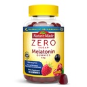 Natur Lavet Zero Sugar Melatonin 5mg sovende gummier for voksne ekstra styrke, 100% narkotika gratis sovende støtte, Aspartam fri, 70 Sugar Free Melatonin gummies, 70 dages forsyning
