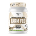 Axe & Sledge Farm Fed 100% Whey Protein Isolate Medical 124; 25g Protein Medical 124; Lavcarb, Lavsukker, Gluten Free Medical 124; Protein Powder for Mænd og Kvinder Medical 124; Keto Medical 124; Made in The USA Medical 124; 28 Servere, Vanilla Milkshake
