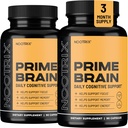 Nootrix Prime Brain Nootrop Supplement Note 124; Understøtter hukommelse, mental fokus, kognitiv sundhed & energi