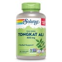 SOLARAY Tongkat Ali 400 mg - Longjack Tongkat Ali for mænd - Urtestøtte til mænds sundhed og vitalitet - Vegan, Non- GMO, Lab Verified - 180 Servere, 180 VegCaps