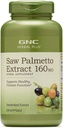 GNC Herbal Saw Palmetto Extract 160mg Supplement, 200 Servere