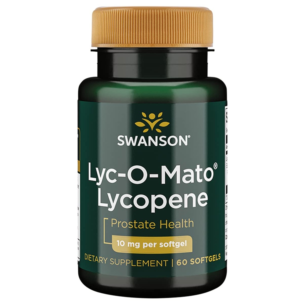 Swanson Lyc- O- Mato Lycopene 10 milligram 60 Sgels
