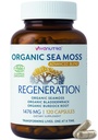 Sea Moss with Real SeaMoss, Alternative to Sea Moss Gel and Sea Moss Gummies – 100% Organic - 120 Capsules – Made in the USA – from Pristine Waters of Nova Scotia