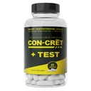 CON- CRET ® + Test, CON- CRET ® Patenteret Creatin HCl Nu med Testofen ®, Boost Testosteron Niveauer, 60 kapsler