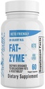 Dr. Colberts Keto Zone Fat- Zyme - Ketogene fordøjelsesenzymer - High Lipase - Vegan & Vegetar Enzyme - 30 dages forsyning - Indeholder høje mængder af enzymer, der bryder ned Veggies & Fedtstoffer