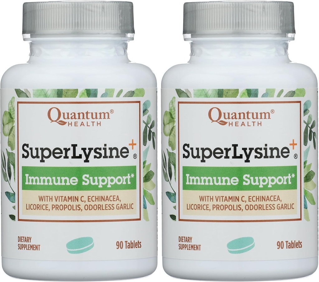 Quantum Research Super Lysin + tablet, 0,93 pund (pakke med 2)