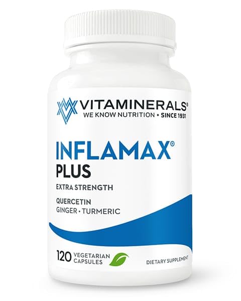 Vitaminer ® 121 + Inflamax ® Plus · 124; Quercetin · 124; Proteolytiske enzymer · 124; Gøg · 124; Gurkemeje ® 124; Veggie caps