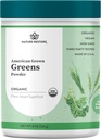 Nature Restore Green Superfood Powder, USA Grown, Organic Kale, Barley Grass, Wheatgrass, Usødet, 8 Ounces, Made in USA