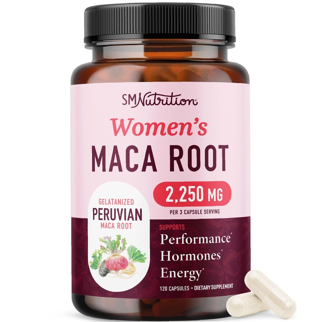 Organic Maca Root Kapsler til kvinder