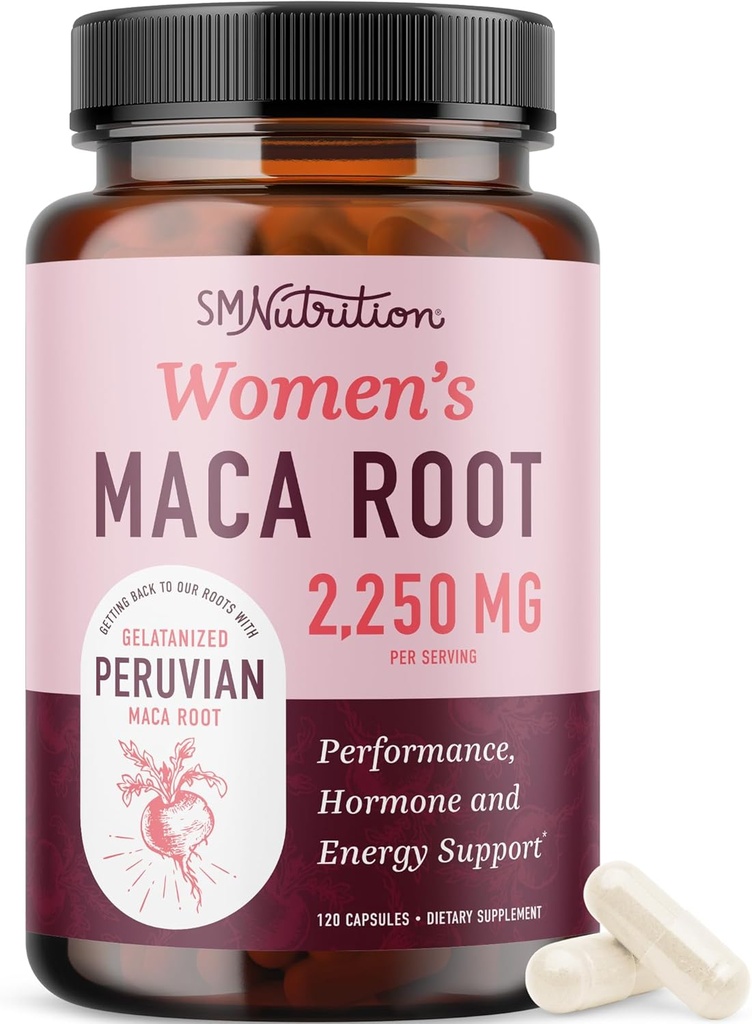 Organic Maca Root Kapsler til kvinder