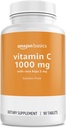 Grundlæggende - C-vitamin, 1000 mg med Rose Hips 5mg, 90 tabletter (1 per portion), Gluten Free