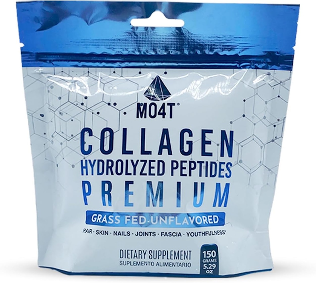 Collagen Peptider Powder - Unflavored Hydrolyzed from Grass Fed Bovine for Women & Men