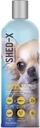 Shed- X flydende hund supplement, 8oz - 100% Natural - Hjælper Hund Shedding, Fish Oil for Dogs Understøtter hud & Coat, Hund Oil for Food med essentielle fedtsyrer, Vitamin, og mineraler